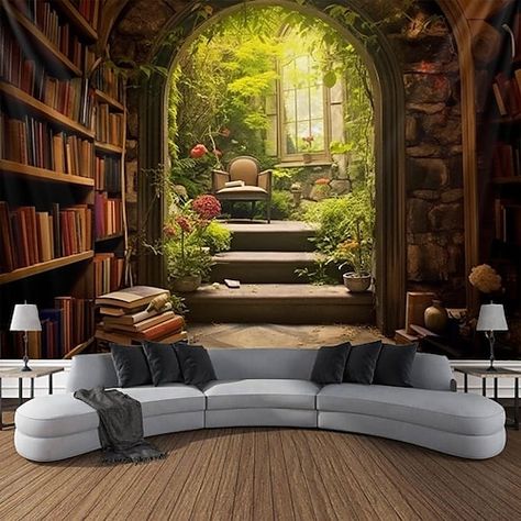 Theme:Novelty; Style:Modern; Material:Polyester; Features:Adorable,Machine wash; Listing Date:07/25/2023; Production mode:Self-produce; Size:25251; Print Type:3D Print Casa Hobbit, Cheap Wall Tapestries, Large Tapestry, Vintage Bookshelf, Large Mural, Large Tapestries, Grand Art Mural, Tapestry Wall Art, Wall Art Large