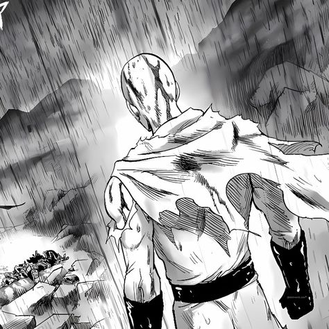 Saitama Manga Panels, Saitama Manga Art, Saitama Rage, Saitama Manga Icon, One Punch Man Manga Icons, Manga Saitama, Saitama Manga, Webtoon Panels, Punch Manga