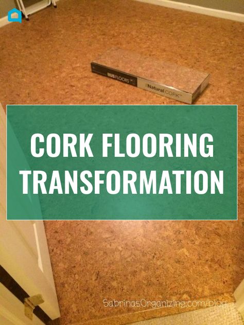 Plus, learn the surprising benefits of cork flooring. Chipboard Flooring Ideas, Cork Flooring Ideas, Cork Rug, Painting Cork, Replace Carpet, Pallet Potting Bench, Natural Cork Flooring, Paint Cork, Cork Floor