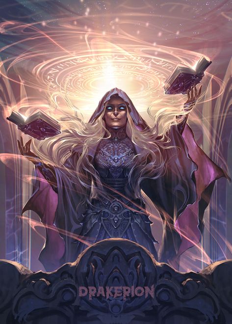 Fantasy Priestess, Priestess Art, High Priestess, Card Art, The Amazing, Character Art, Art