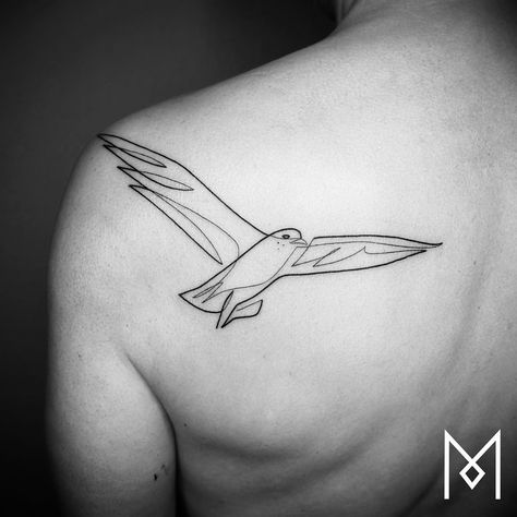 Mo Ganji on Instagram: “#moganji #singleline #oneline #minimalart #tattooinspiration” Simple Line Tattoo, Mo Ganji, Line Tattoos, Simple Lines, Geometric Tattoo, Tattoos, On Instagram, Instagram