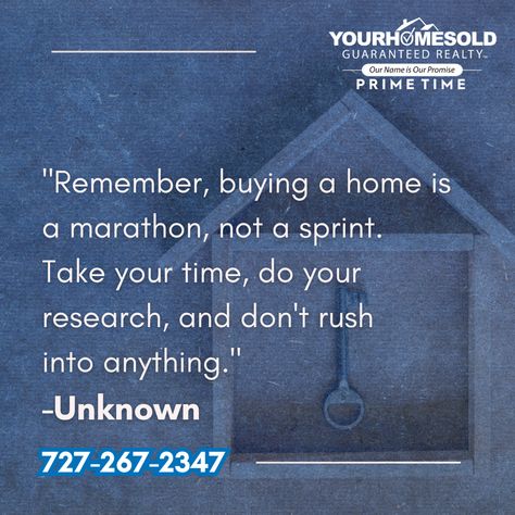 04272023 Home Buying Quote Tip Buying Quotes, Real Estate Advice, Home Buying Tips, Prime Time, Take Your Time, Home Ownership, Financial Planning, Don't Let, Home Buying