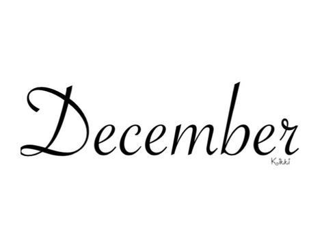 December In Cursive, Gloomy Day, Single Words, Daily Journal, Hand Lettering, Advent, Christmas, Quick Saves