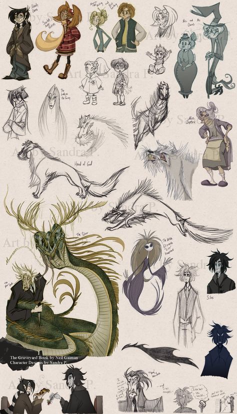 Tim Burton Sketches, Neil Gaiman Books, Graveyard Book, Book Sketches, The Graveyard Book, Chris Riddell, Books Fanart, His Dark Materials, American Gods