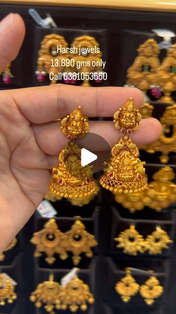 Antique Jumka, South Indian Jewellery, Mysore, Udaipur, Kerala, Jaipur, Mumbai, Gold, Instagram