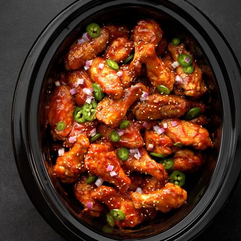 Sweet 'n' Tangy Chicken Wings General Tao Chicken, Tangy Chicken, Make Ahead Appetizers, Sweet N Sour Chicken, Wings Recipe, Hot Wings, Chicken Wing Recipes, Wing Recipes, Taste Of Home