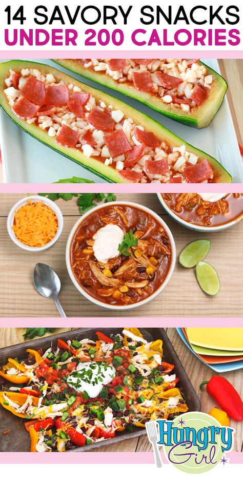 Hungry Girl Recipes Ww Points, Healthy Volume Eating Recipes, Hungry Girl Recipes Dinner, Meals Under 200 Calories, 200 Calories Recipes, Veggie Nachos, Volume Eating, Ww Snacks, Satisfying Snacks