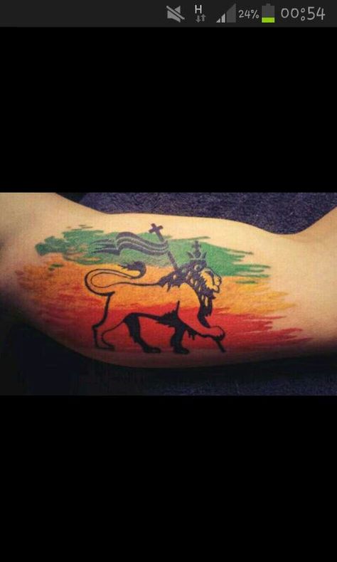 Reggae #ReySalomon #Rasta #Ink #tattoo #Flag Rastafarian Tattoo Ideas, Reggae Tattoo Ideas, Rastafari Tattoo, Jamaica Tattoo Ideas, Jamaica Tattoo, Jamaican Tattoos, Rasta Tattoo, Baphomet Tattoo, Afro Tattoo