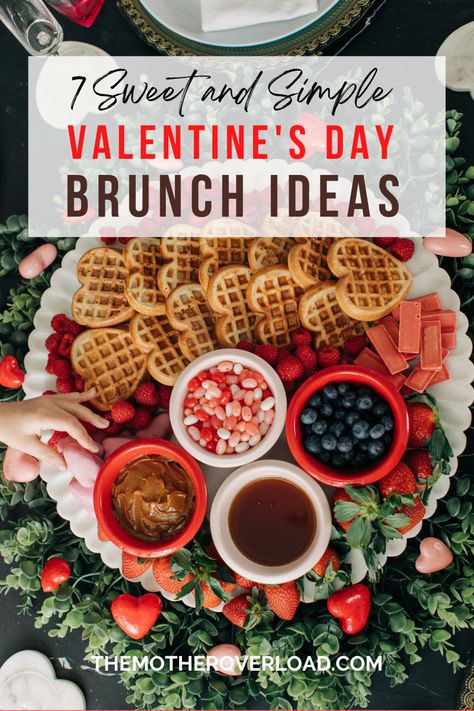 Valentines Day Brunch Ideas, Valentine Brunch, Homegoods Finds, Brunch Menu Ideas, Valentines Brunch, Valentines Breakfast, Catering Food Displays, Food Set Up, Family Valentines Day