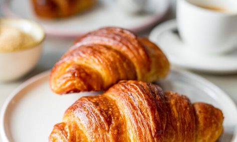 Italian Crossaint, Italian Croissant Recipe, Italian Croissant, Making Croissants, Breakfast Pastry, Croissant Recipe, Almond Croissant, Bread Toast, Breakfast Pastries