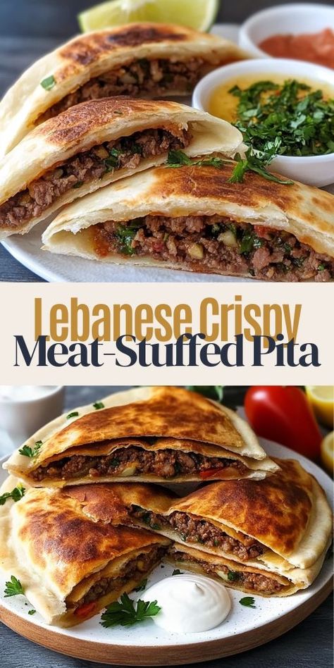 The Aromatic Spices and crispy pita pockets make every bite a flavorful adventure! 🌿🥙 Packed with seasoned meats, fresh veggies, and bold spices, these pita pockets are perfect for lunch, dinner, or even as a snack. A healthy, satisfying, and flavorful meal that’s easy to prepare and full of texture.

📌 Save this pin to enjoy a delicious and crispy pita pocket filled with bold, aromatic flavors!
#PitaPockets #FlavorfulMeals #AromaticSpices #HealthyEating #EasyLunchIdeas #MediterraneanFood Pita Pocket Recipes Lunches, Pita Pocket Recipes, Pita Recipes, Pita Pockets, Ground Meat, Healthy Crockpot Recipes, Easy Lunches, Fresh Veggies, Wholesome Food