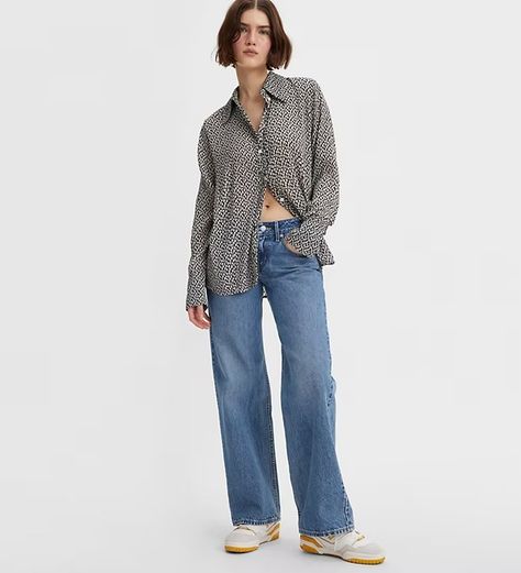 Low Loose Women's Jeans - Medium Wash | Levi's® CA Ribcage Jeans, Relaxed Jeans, Chino Jeans, Loose Jeans, Tapered Jeans, Prove It, Outerwear Sweater, Clothing Co, Slim Jeans