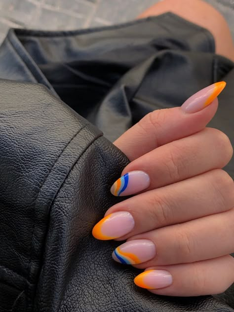 Very Top Trending Summer printed nail art designs/Attractive nail designs 2k23 Her Nails, Blue Nail, Art Designs, Summer Nails, Nail Art Designs, Nail Designs, Nail Polish, Nail Art, Orange