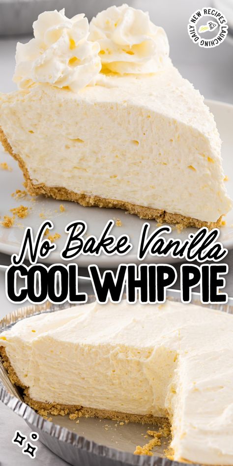 Butterscotch Cool Whip Pie, Marshmallow Fluff Cheesecake Recipe, Vanilla Instant Pudding Desserts, Vanilla Cool Whip Pie, What To Make With Cool Whip, Marshmallow Whip Cheesecake Heaven, Dessert Fluff Recipes, Coolwhip Pudding Fluff, Marshmallow Fluff Desserts