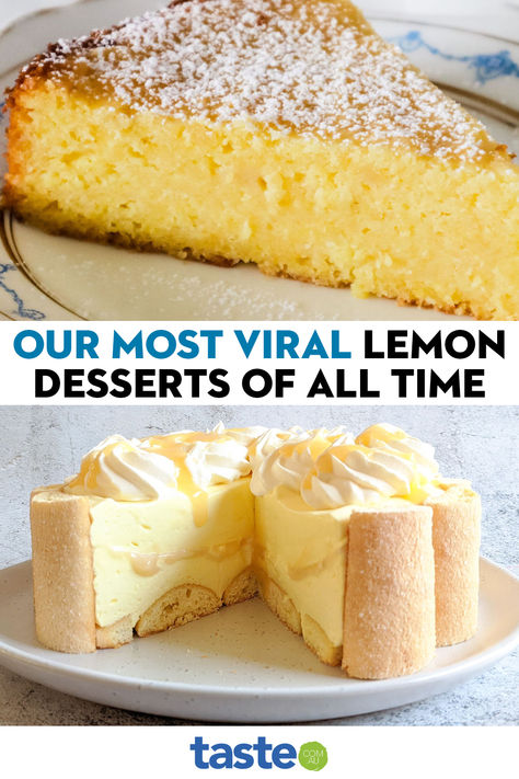 Here they are: the lemon dessert recipes that have sent Australia wild over the years across Facebook, Instagram and TikTok. They’ve all been liked, commented on, saved and replicated all over the country… and they’re definitely worth all the fuss. Meal Planning Menus, Lemon Dessert, Pie Crumble, Lemon Dessert Recipes, Cookie Cups, Brownie Cake, Indulgent Desserts, Lemon Desserts, French Bread