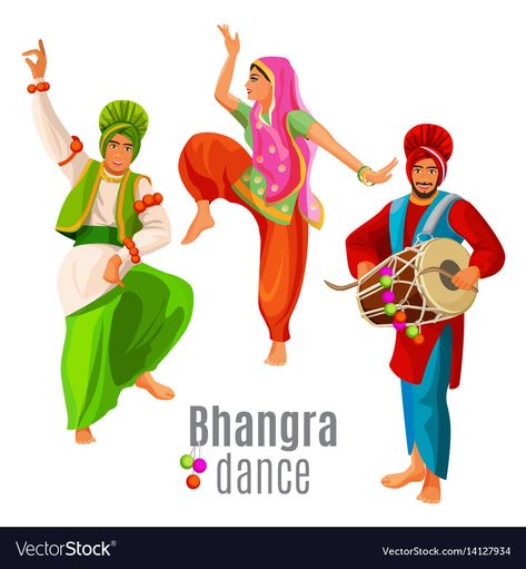 Happy Lohri Wishes, Lohri Wishes, Bhangra Dance, Happy Lohri, Dancing Drawings, Dance Songs, Dance Images, Dance Paintings, Indian Dance