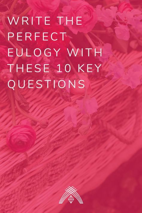 Are you giving a eulogy at a funeral for a loved one but fear you’re not up to the task? This blog answers 10 key questions to help you write and deliver a eulogy that brings your loved one’s memory to life and engages the hearts and minds of your audience. Funeral planning | celebration of life Celebration Of Life Planning Checklist, How To Host A Celebration Of Life, How To Write A Eulogy For Mom, How To Write A Eulogy, How To Plan A Celebration Of Life, Eulogy Ideas, Eulogy Template, Planning A Celebration Of Life, Obituary Ideas