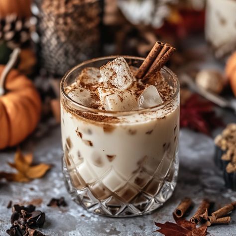 🎃✨ Spice up your fall with a delightful Pumpkin Spice White Russian! Perfect for cozy nights in. 🍂🍸 Pumpkin Spice White Russian Ingredients: - 1.5 oz vodka - 1 oz coffee liqueur - 1 oz pumpkin spice creamer - Ice - Ground cinnamon (for garnish) Instructions: 1. Fill a glass with ice. 2. Pour vodka and coffee liqueur over the ice. 3. Gently stir in the pumpkin spice creamer. 4. Sprinkle ground cinnamon on top for a festive touch. 5. Enjoy the creamy and flavorful Pumpkin Spice White Russian... Pumpkin Spice White Russian, Pumpkin White Russian, Pumpkin White Russian Cocktail, Vanilla Pumpkin Spice Espresso Martini, Pumpkin Spice Martini Rum Chata, Pumpkin Spice Creamer, White Russian, Trending Recipes, Ground Cinnamon