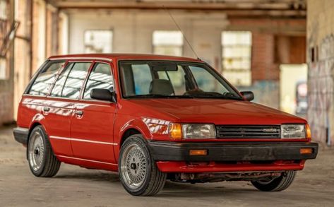 1987 Mazda 323 Station Wagon - Barn Finds Korean Cars, Mazda 323, Wagon Cars, Cars 4, Kei Car, Beautiful Crafts, Project Cars, Funny Cars, Stick Shift