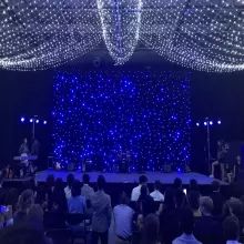 Homei lighting 4*6M Blue and White LED Star Curtain backdrop for Night Club led curtain light cloth Led Backdrop, Starlight Wedding, Star Backdrop, Stage Wedding, Led Stage Lights, Led Curtain Lights, Led Curtain, Curtain Backdrops, Led Dance