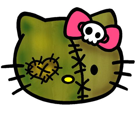 Hello Zombie... Gotta love Hello Kitty Zombie, Hello Kitty, Kitty