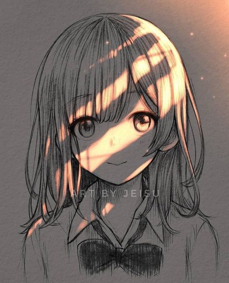 How To Draw Light Effects, Glow Art Drawing, Lighting Anime, Anime Lighting, Anime Window, Anime Digital Art, Light Anime, Anime Drawing Sketches, Anime Smile