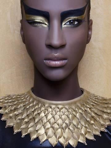 Black Makeup, African American, Makeup, Gold, Black, Make Up