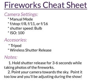 An overview of the equipment and settings you'll need for your DSLR in order to capture great quality fireworks photos for special events or vacation photos Firework Photography Settings, Photography Paperwork, Camera Settings For Fireworks, Photography Fireworks, Firework Photography, Fireworks Photos, Photography Gear Accessories, Dslr Quotes, Canon Camera Models