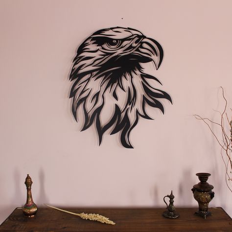 Eagle Metal Wall Art, Wall Art Man Cave, Eagle Wall Art, Cave Wall, Man Cave Wall Art, Man Cave Wall, Eagle Art, Black Texture, Texture Paint