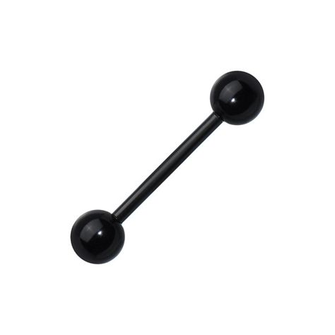 Bioplast Black Acrylic Ball Glitter Barbell Tongue Ring ❤ liked on Polyvore featuring jewelry, rings, accessories, piercings, tongue ring, tounge ring, ball ring, lucite jewelry, acrylic jewelry and lucite ring