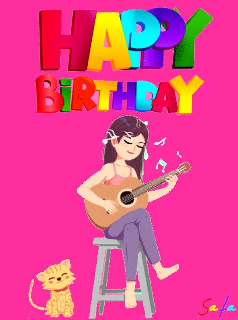 Musical Birthday Wishes Songs, Happy Birthday Gif Songs Music, Happy Birthday Video Songs Music, Happy Birthday Animated, Birthday Animated Gif, Happy Birthday Song Video, Iranian Music, Happy Birthday Wishes Song, Birthday Songs Video