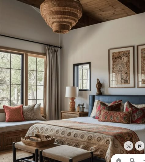 Santa Barbara Bedroom Interior Design, Traditional Indian Bedroom Decor, South Asian House, Modern Colonial Bedroom, Sage Green Aesthetics, Indian Style Bedroom, Indian Bedroom Decor Ideas, Asian Bedroom Decor, Indian Bedroom Design