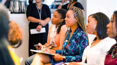 Black millennial women are a part of the fastest-growing group of entrepreneurs., and they are turning to conferences that are aimed at them. Women Empowerment Project, Swimsuit For Body Type, Black Speaker, Women Ceo, Boss Brand, Womens Conference, Women In Leadership, Career Woman, Networking Event