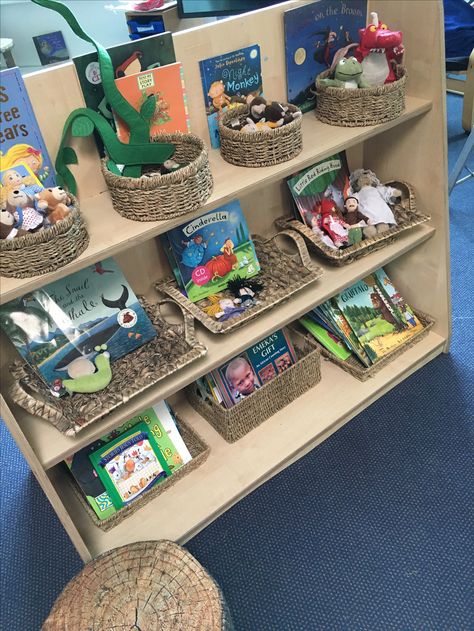 Book Area Preschool Reading Corners, Eyfs Book Corner Ideas, Book Area Preschool, School Book Corner Ideas, Reading Area Year 1, Eyfs Book Area, Year 1 Book Corner Ideas, Eyfs Literacy Area, Reading Area Display Eyfs