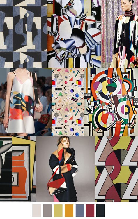 MECHANICAL COMPOSITION Sonia Delaunay, Colors And Patterns, Fashion Forecasting, Piet Mondrian, Mood Board Fashion, Print Trends, Textiles Fashion, Color Stories, Textile Patterns