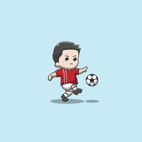 Soccer Player, Soccer Players, Football Players, Premium Vector, Graphic Resources, Vault Boy, Vector Illustration, Snoopy, Soccer