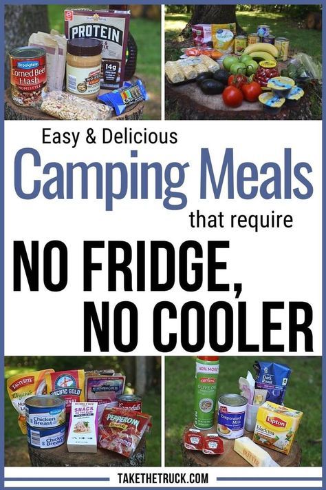 Camping Food Prep, Camping Ideas For Couples, Camping Meal Planning, Camping Food Ideas, Zelt Camping, Non Perishable Foods, Camping Sauvage, Non Perishable, Camping Hacks Diy