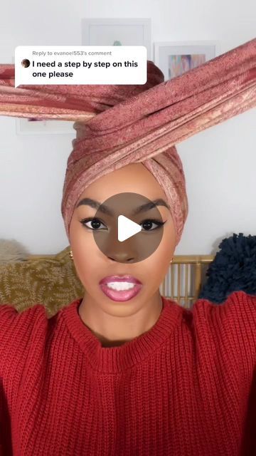 Rasta Turban Head Wraps, Head Wrap Short Dreads, Head Wrap Ideas With Braids, Locs In Headwraps, Head Wrap With Bangs, How To Do A Head Wrap, How To Head Wrap, Hair Scarf Styles Black Women, Headwrap Styles For Short Hair