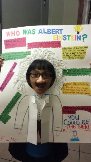 Biography book report Albert Einstein! Biography Poster Project, Albert Einstein Projects, Albert Einstein For Kids, Biography Project Elementary, Einstein Project, Biography Book Report, Biography Report, Biography Projects, Biography Project