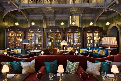 Martin Brudnizki's AHEAD nominated design for the Beekman Hotel in New York Beekman Hotel, Martin Brudnizki, New York Office, Hotel Interior Design, Bar Interior, Hotel Interiors, Hotel Interior, Top Interior Designers, West Village