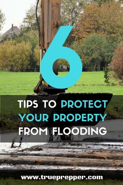 6 Tips to Protect Your Property From Flooding | TruePrepper  Flooding is deadly and damaging. Check your flood plain maps and learn how to protect your home. #floods #prepping #preparedness Flood Prevention, Flood Barrier, Flood Protection, Risk Analysis, Flood Damage, Its Too Late, Emergency Preparation, Construction Ideas, Flood Zone