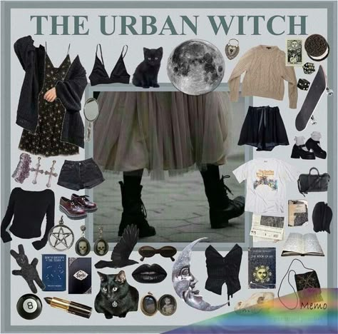 Witch Aesthetic Outfit, Lookbook Aesthetic, Urban Witch, Witchy Outfits, Look Grunge, Mood Clothes, Diy Kostüm, Under Your Spell, Estilo Hippie