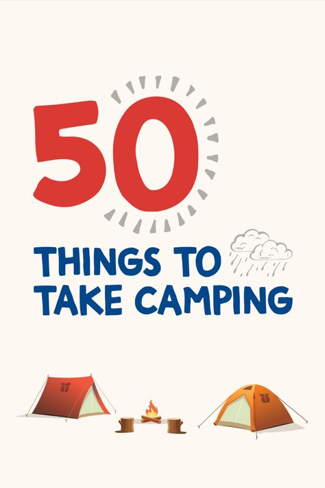 Things To Take Camping, Pack For Camping, What To Take Camping, First Camping Trip, Camping 101, Family Camping Trip, Camping Glamping, Family Camping, Camping Trip