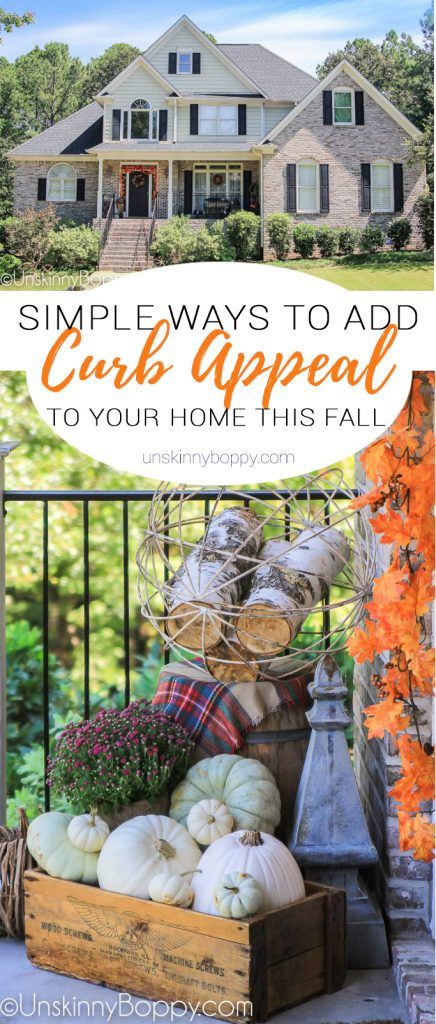 Simple Ways to Add Curb Appeal to Your Home this Fall  #falldecor #fall #curbappeal #homedecor #homedecorideas #porch #porches #frontporch #fallporch #fallporchdecor Fall Lawn Maintenance, Fall Curb Appeal, Basement Ceiling Ideas Cheap, Ceiling Alternatives, Fall Lawn, Outdoor Improvements, Add Curb Appeal, Types Of Ceilings, Porch Area