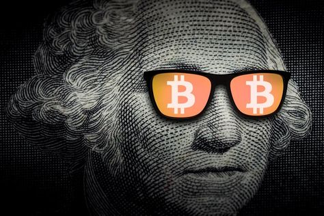 George Washington in Bitcoin Glasses Satoshi Nakamoto, Bitcoin Transaction, Us Government, Buy Bitcoin, Bitcoin Price, Bitcoin Mining, Crypto Currencies, Being Used, Blockchain