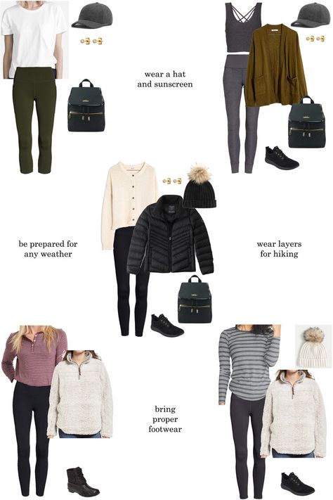 What to pack for a fall road trip to Grand Teton and Yellowstone — Cotton Cashmere Cat Hair Outfit Ideas For Hiking, Hiking Outfits Fall, Camping Outfit Fall, Yellowstone Outfits, Road Trip Outfit, Cute Hiking Outfit, Yellowstone Trip, Hiking Outfit Fall, Fall Road Trip