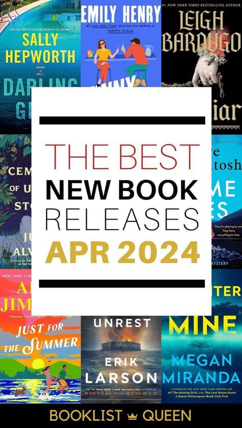 Hooray for new book releases! Check out all the April 2024 book releases and discover the best upcoming books in 2024. With the best book recommendations for 2024, you're sure to find some April 2024 books to add to your reading list. Book List Must Read, 2024 Books, Best Fiction Books, Top Books To Read, Upcoming Books, Easily Distracted, Book Suggestions, Reading Challenge, Top Books