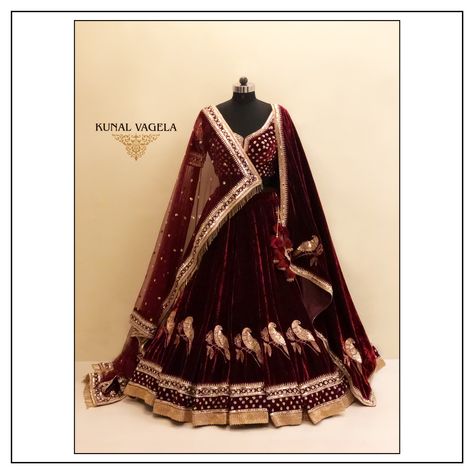 Lehenga With Shawl, Kunal Vaghela, Marvadi Poshak, Traditional Lehenga Designs, Nude Color Dress, Wedding Lengha, Rajasthani Dress, Simple Lehenga, Sabyasachi Lehenga