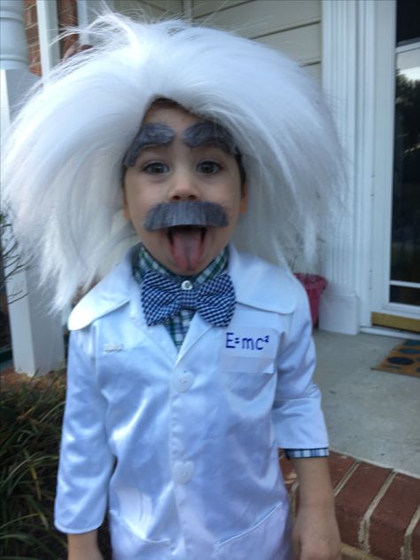 Albert Einstein costume diy Albert Einstein Costume, Einstein Costume, Invisible Man Costume, Gumball Machine Costume, Halloween Costum, Wednesday Addams Costume, Reindeer Costume, Green Army Men, Box Costumes