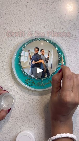 1.2K views | Diy resin art photo frame making #reelitfeelit #dollartree #resinart #reelsinstagram #facebookpost #diy #facebookreels #reelsvideo | Craft &Go Places | Giulio Cercato · Memories Resin With Picture Inside, Resin Picture Ideas, Resin With Photo Inside, Resin Art Photo Frame, Photo Frame Making, Picture Ornaments, Diy Photo Frames, Frame Making, 3d Pictures